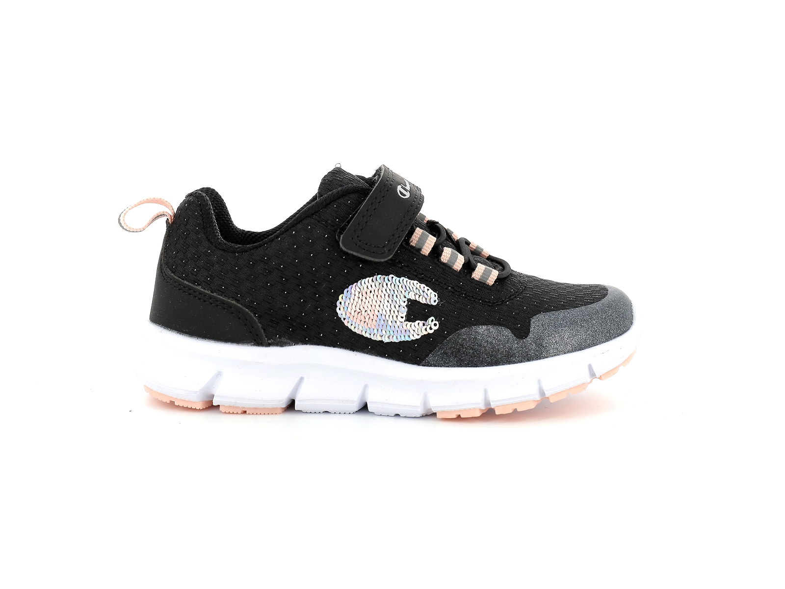 Champion-S32201 Matières combinées Noir Rose