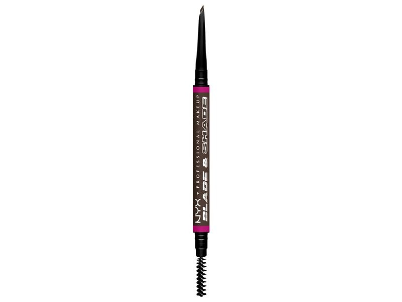 NYX Professional Makeup Augenbrauenstift Blade n Shade Ash Nano Augenbrauenstift mit integrierter Bürste