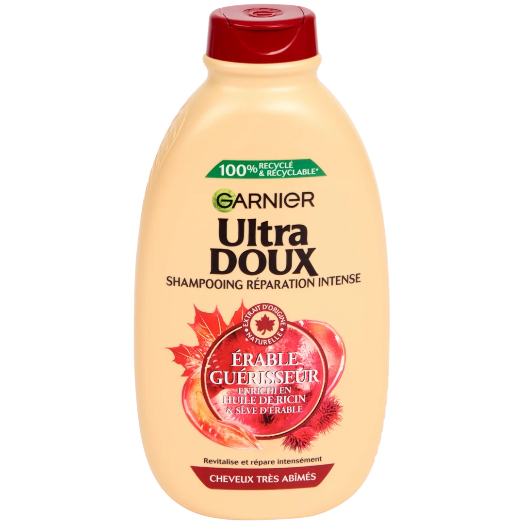 Shampoing Garnier Ultra Doux Érable guérisseur