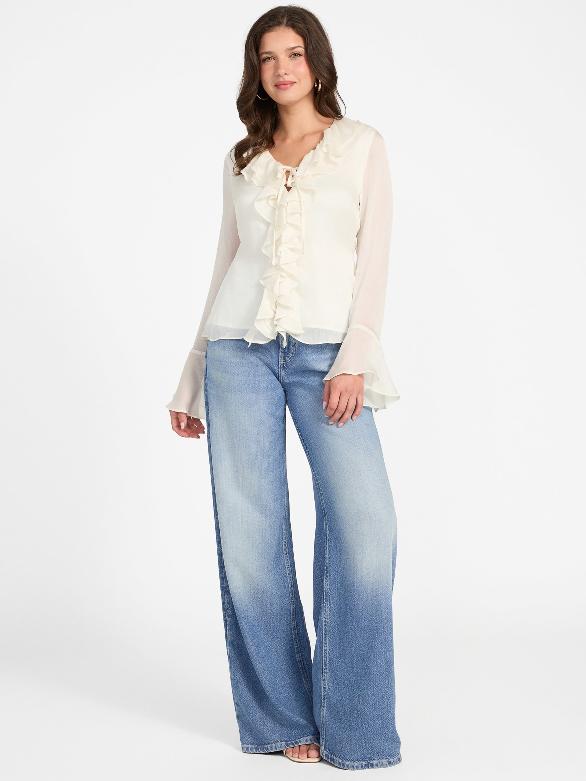 Blusa Sana com babados