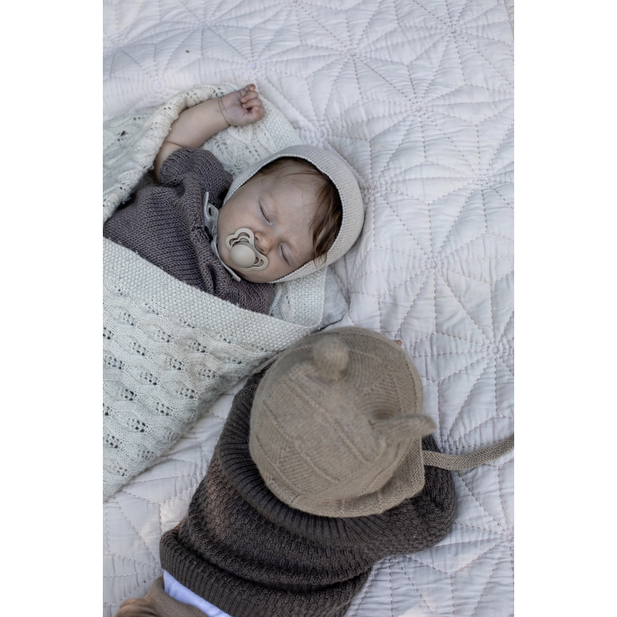 BIBS® Schnuller Couture Vanilla  Peach Silikon 0-6 Monate, 4 Stk.