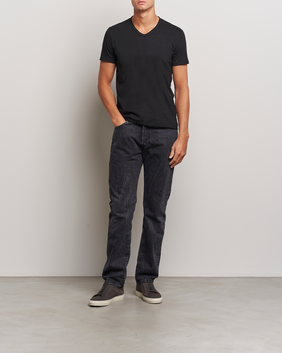 Replay V-Neck T-Shirt Black