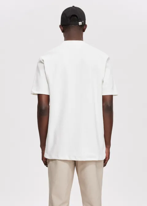 Structuur t-shirt off-white (WIT.O)