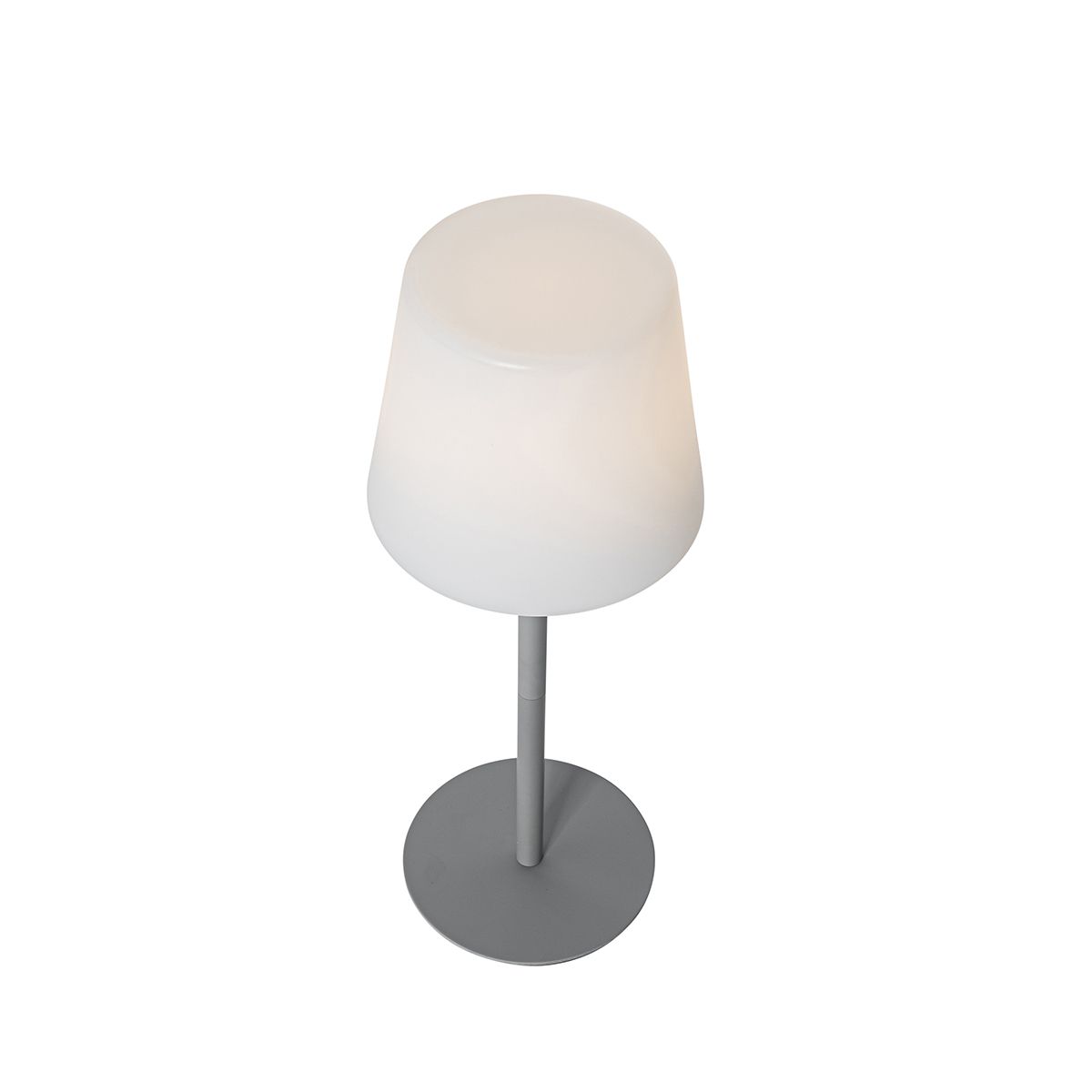 Set van 2 tafellampen grijs oplaadbaar 40 cm IP54 - Jude