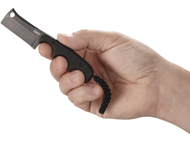 CRKT Taschenmesser Minimalist Cleaver Blackout Nackenmesser