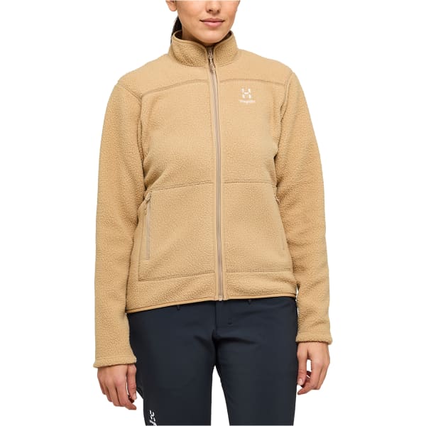 Veste polaire HAGLÖFS HAGLOFS MOSSA PILE JACKET WOMEN SAND