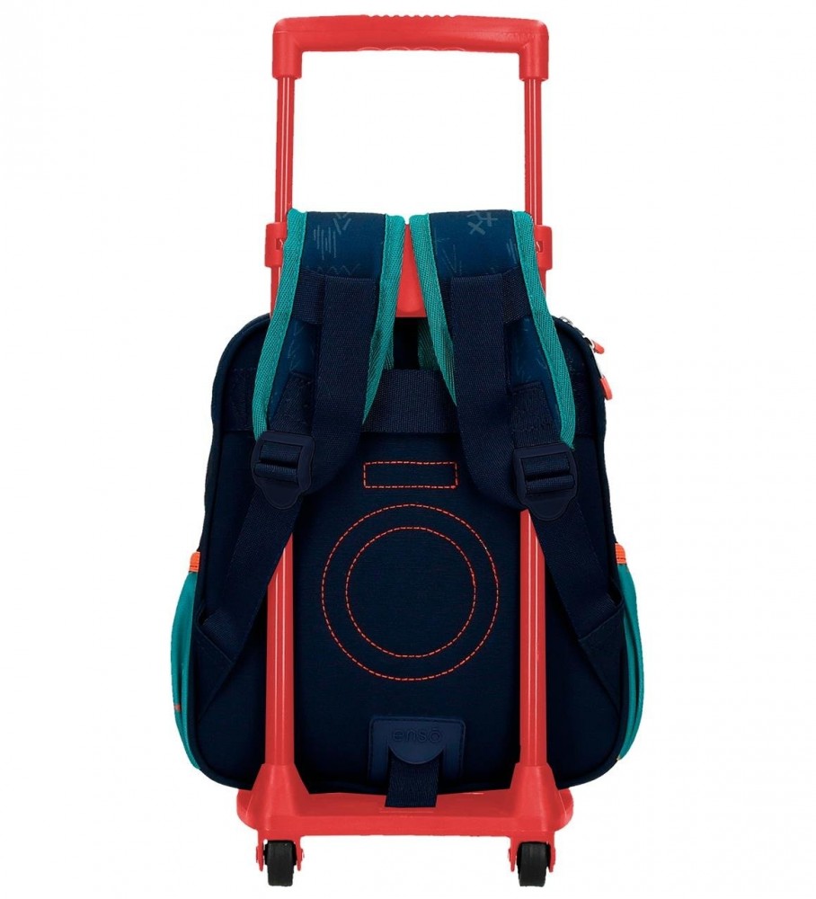 Mochila pequena Enso Enso Dino Artist com rodas