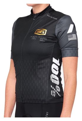 Maillot Femme 100% Exceeda Jersey Noir