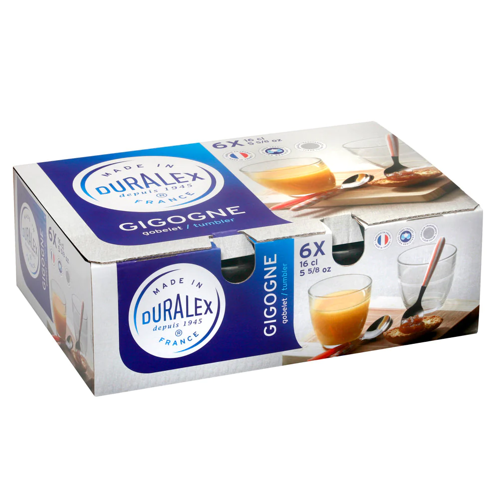 Boîte de 6 gobelets Gigogne 16 cl Trend'up