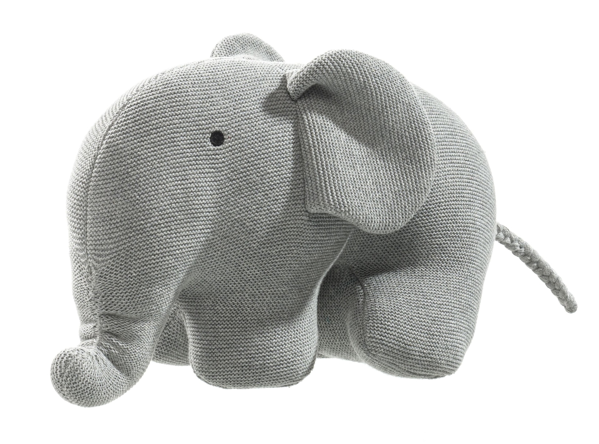 casaNOVA Kuscheltier ELEFANT 40 x 25 cm grau