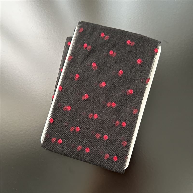 Lucky Nine - Transparante panty met hartpatroon