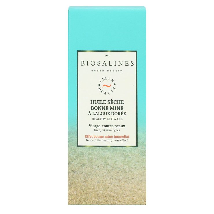 Huile sèche bonne mine à l'algue dorée 30ml