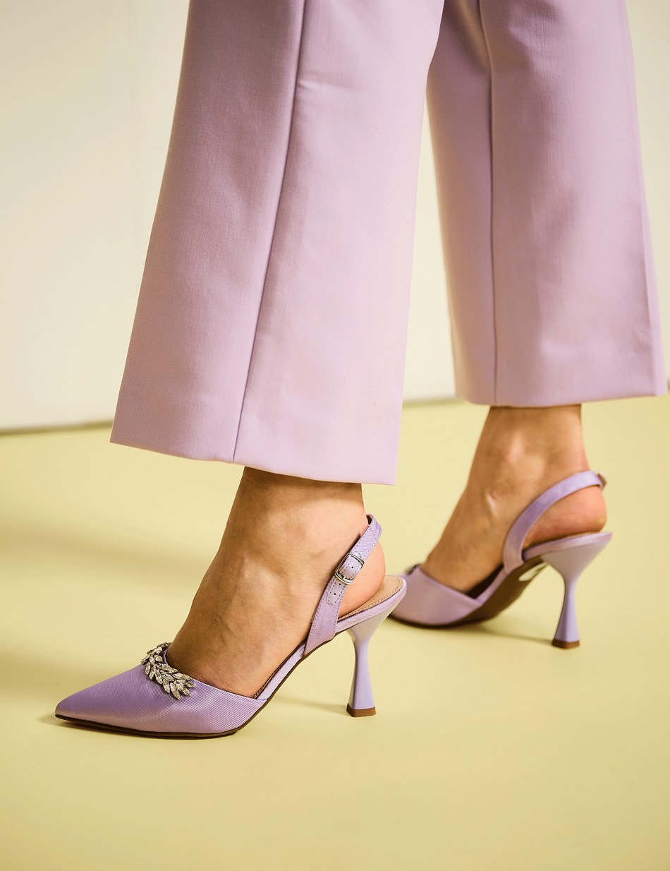 Textil Slingpumps