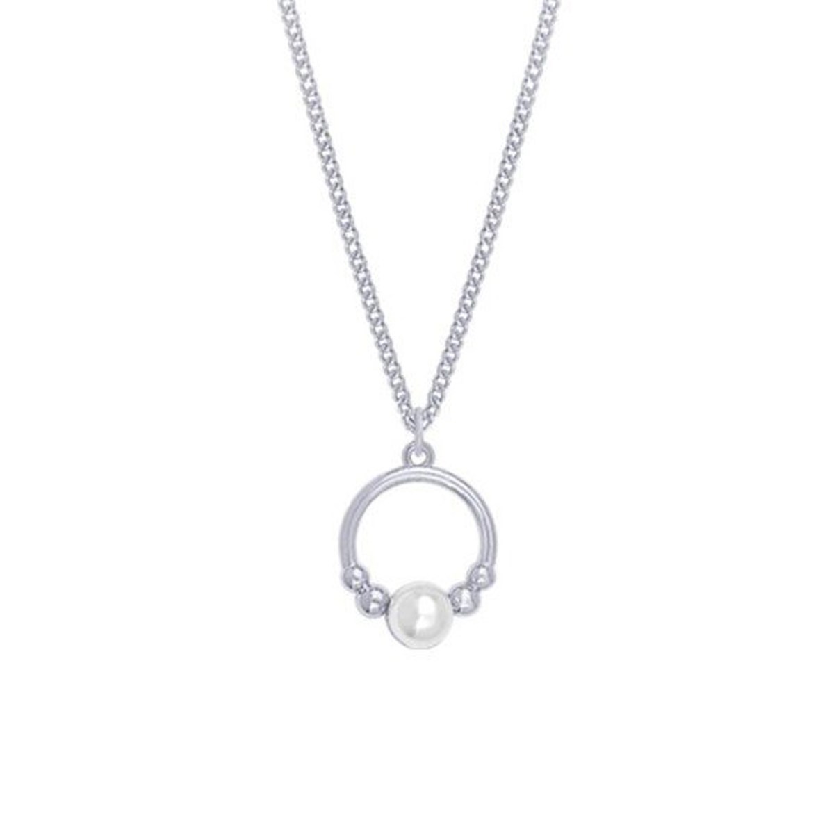 Collier Saunier argent Opaline