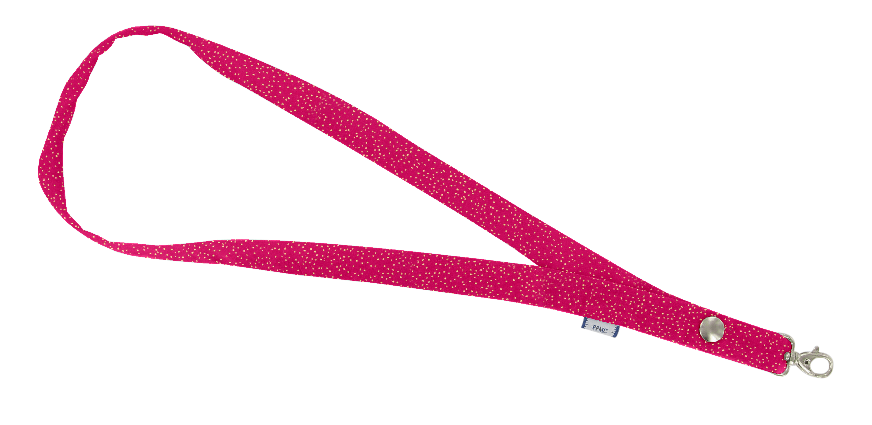 Porte-Clés Collier Fuchsia Pailleté