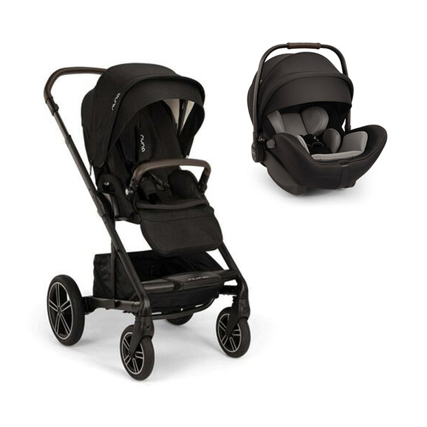 Poussette DUO Mixx Next + Siège-auto Arra Flex Caviar - NUNA