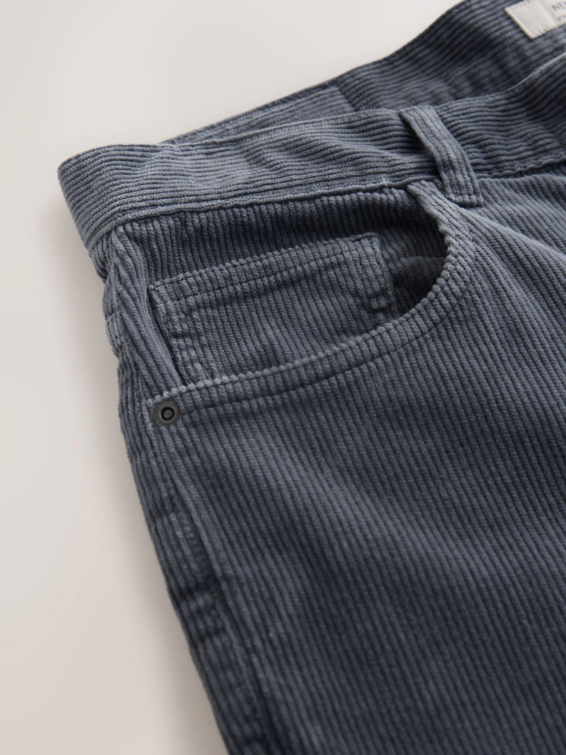 Blauw - Corduroy 5 Pocket Stretch Trousers