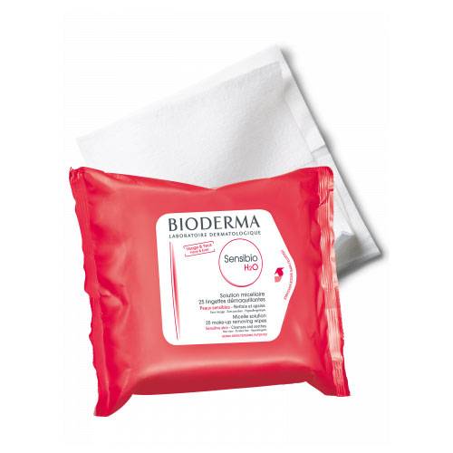 Bioderma Sensibio H2O Toalhetes 25 Unidades