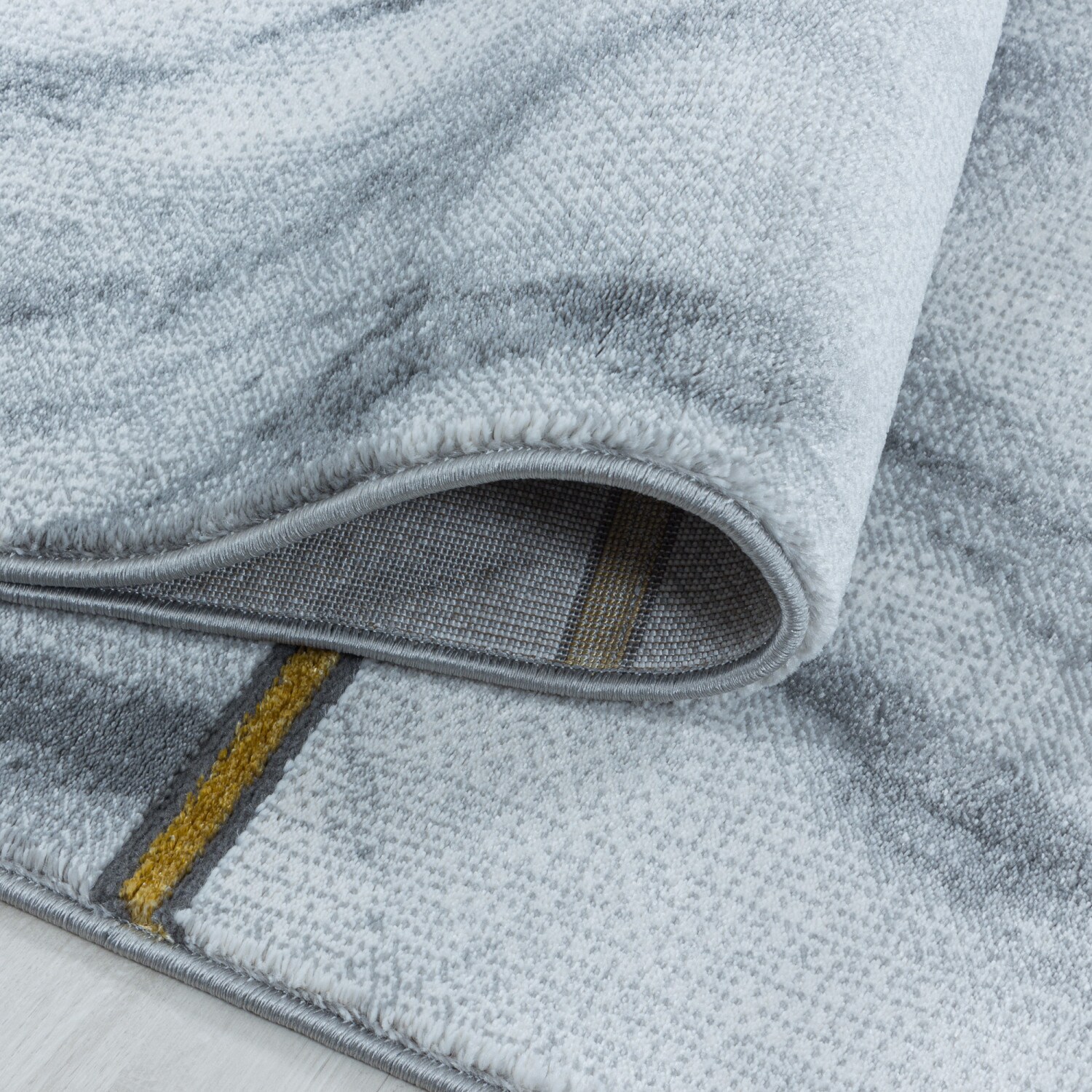 Modern Designer Teppich, Kurzflor Marmor Optik, Rechteckig, Pflegeleicht