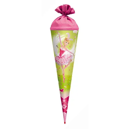 Roth Schultüte Schwanenprinzessin mit Glitter, rund, 70 cm