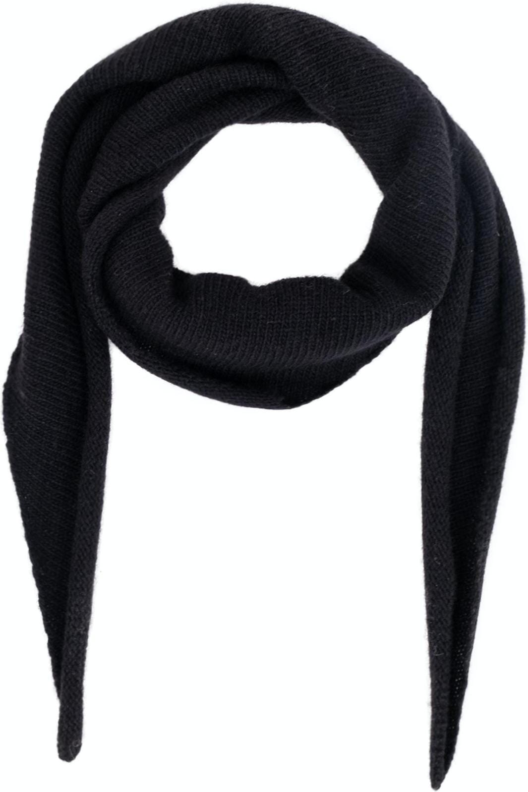Neo Noir Misty Knit Scarf black