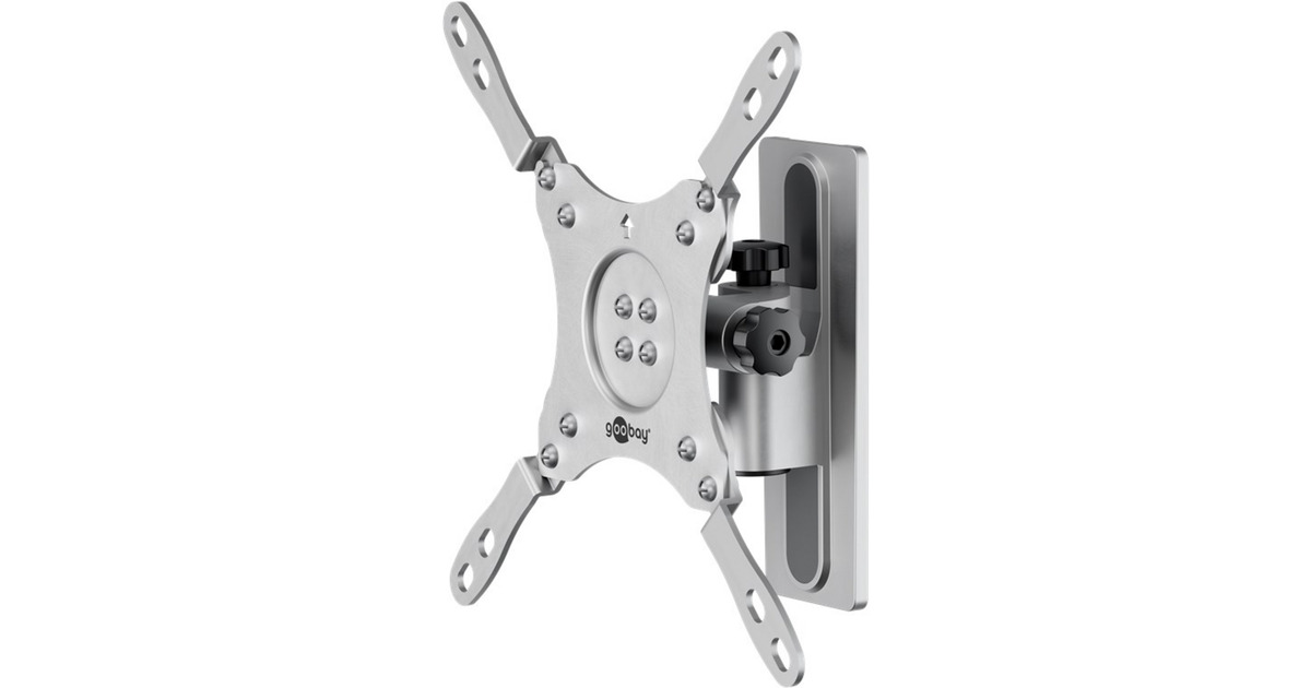 goobayTV Wall Mount Caravan TILT (M), 13 to 43 inch wandmontage   (Zilver)
