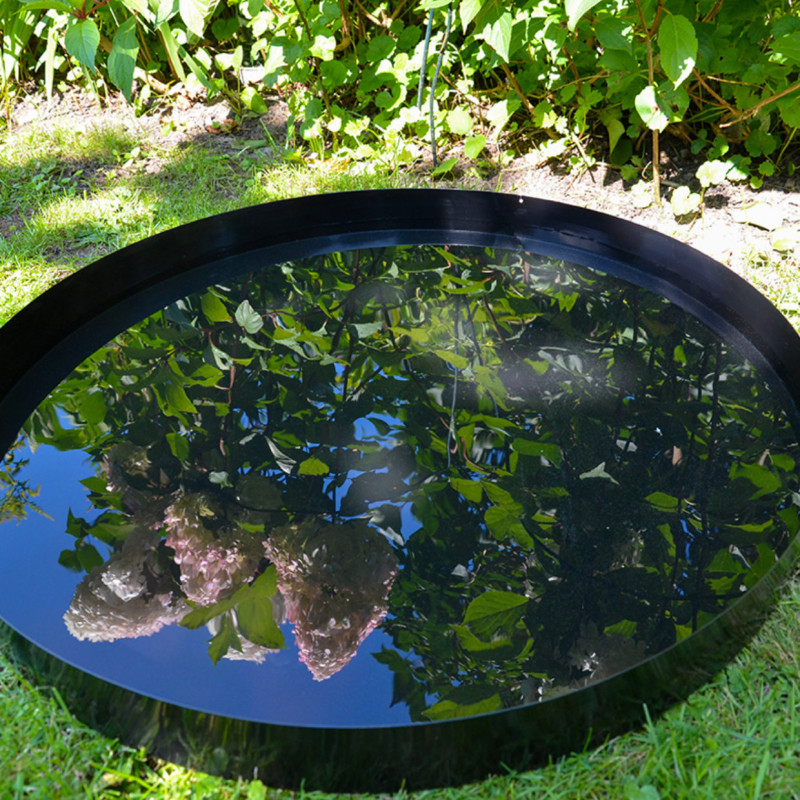 Miroir eau de jardin rond 75cm