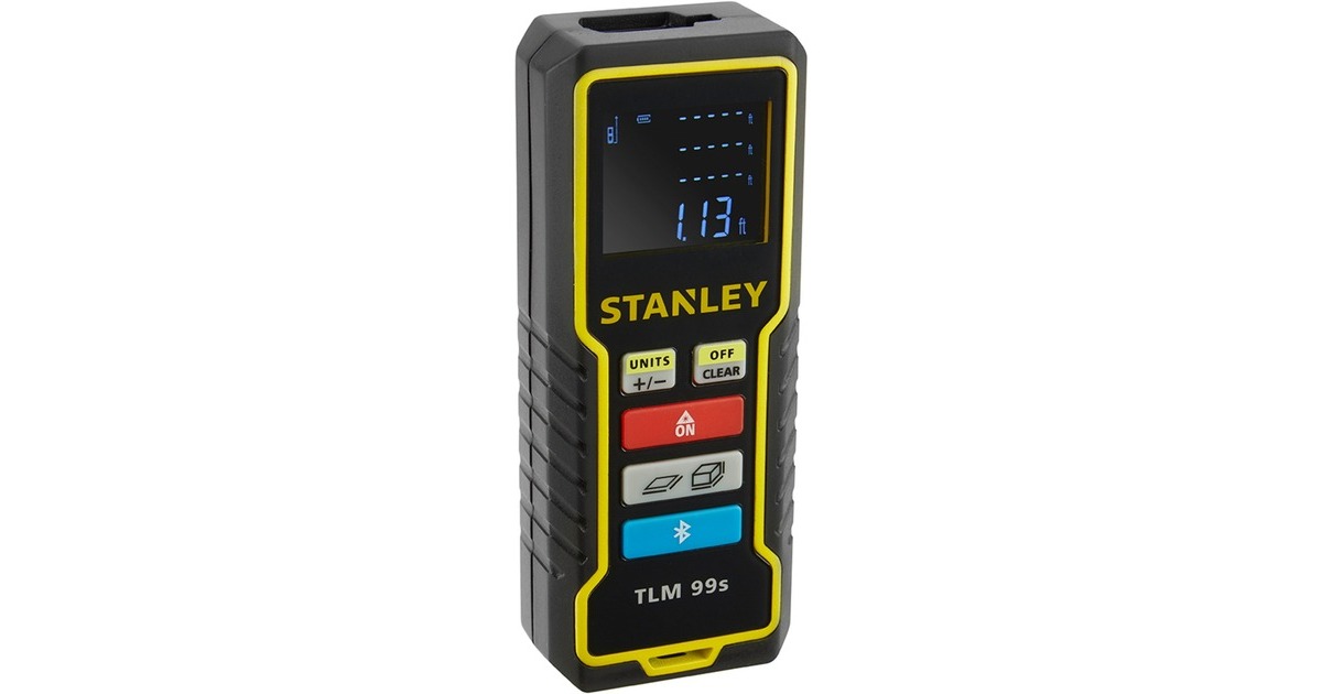 StanleyLaserafstandsmeter TLM99S  (Geel/zwart, Bluetooth)