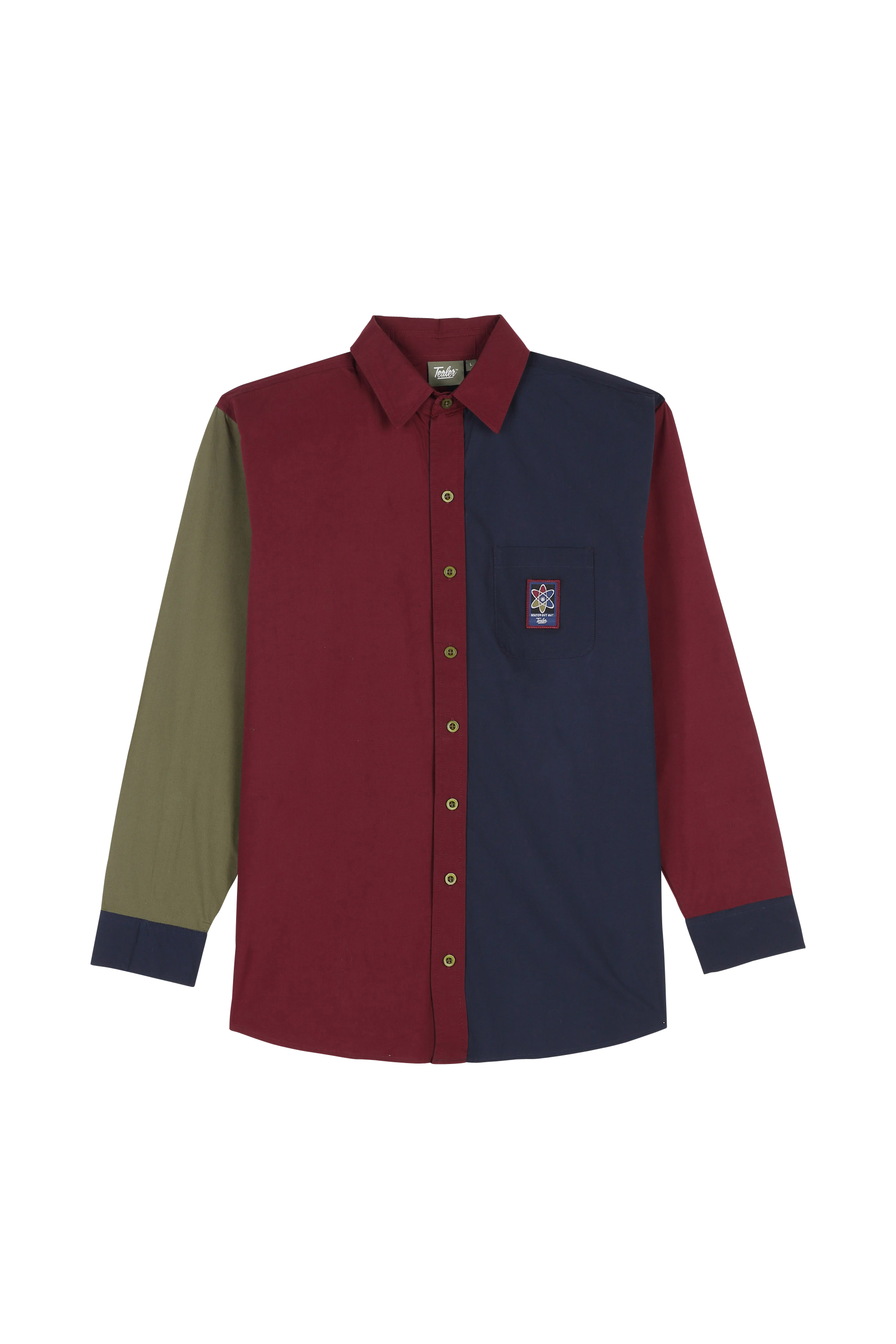 TEALER Chemise SHIRT CUT OUT Multicolore