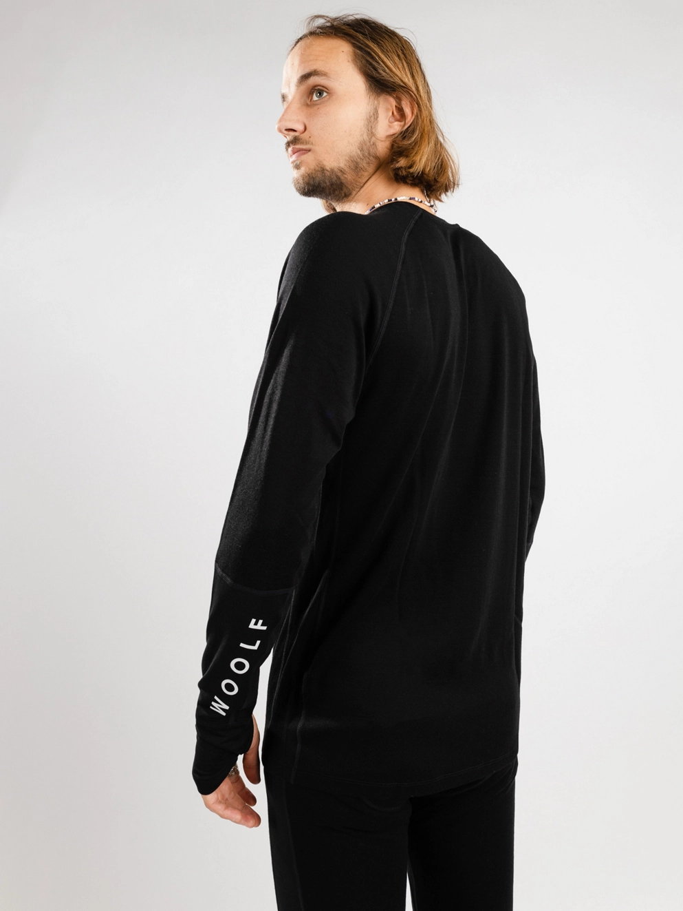 Woolf Merino Svarthetta Performance Base Layer Top black
