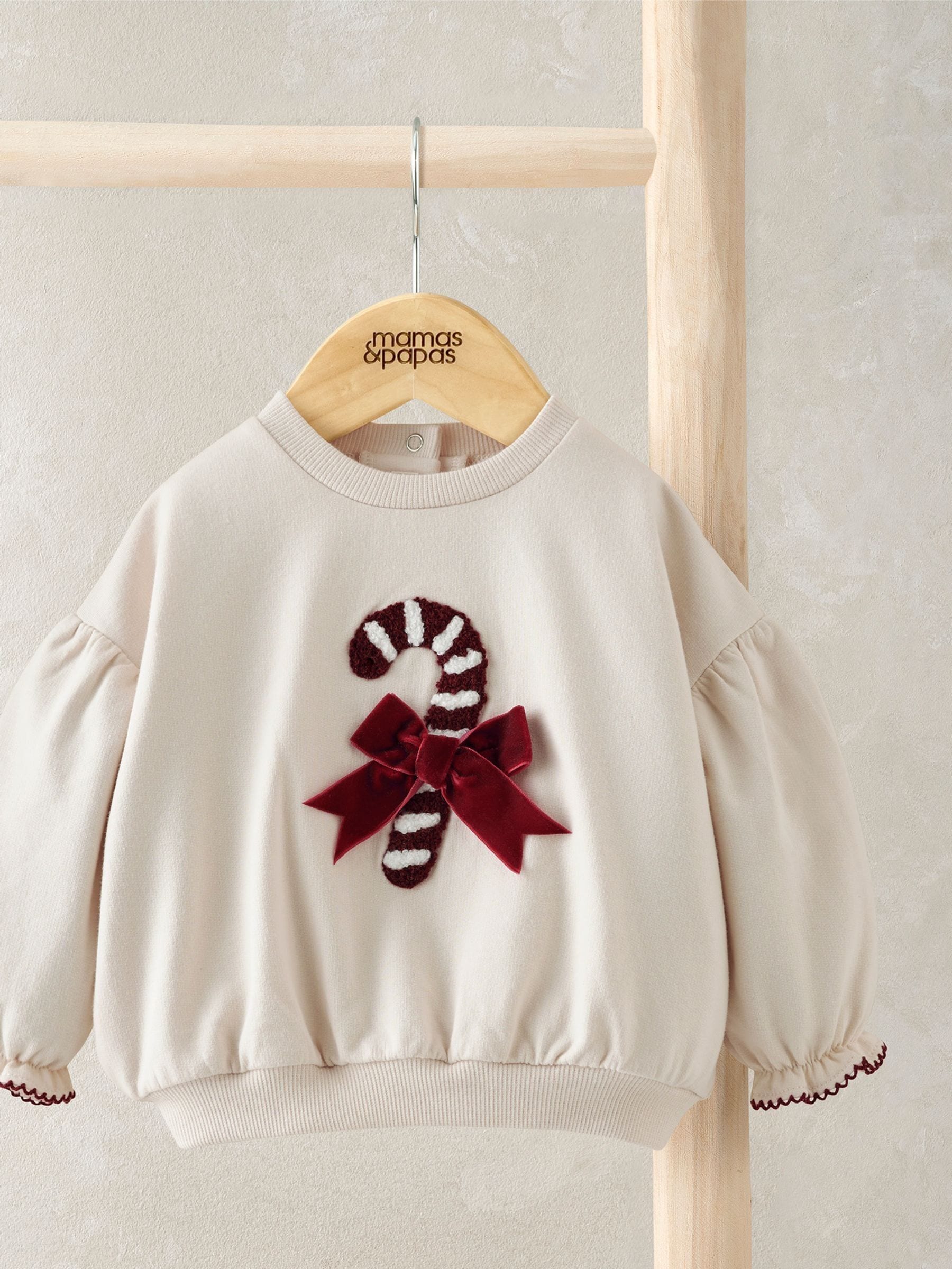 Mamas & Papas Candy Kerstmis Sweatshirt