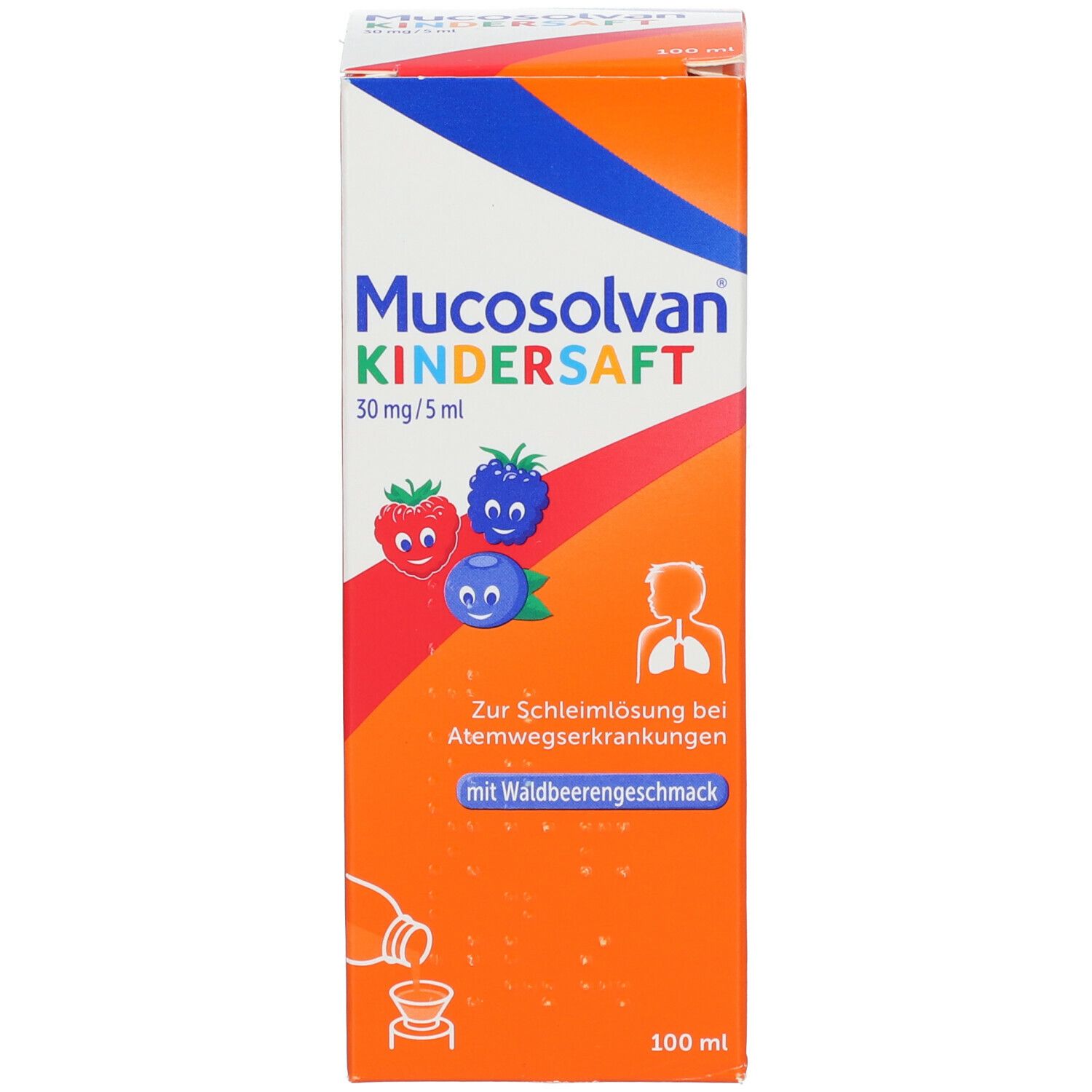 MUCOSOLVAN Kindersaft, Schleimlöser bei Husten, Hustenlöser