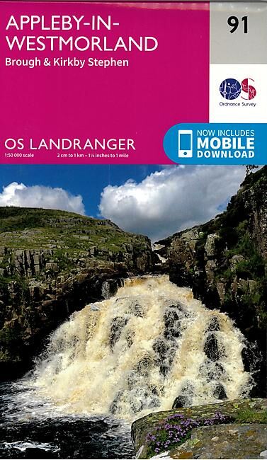 ORDNANCE SURVEY - 91 GB APPLEBY IN WESTMORLAND 1 50 000