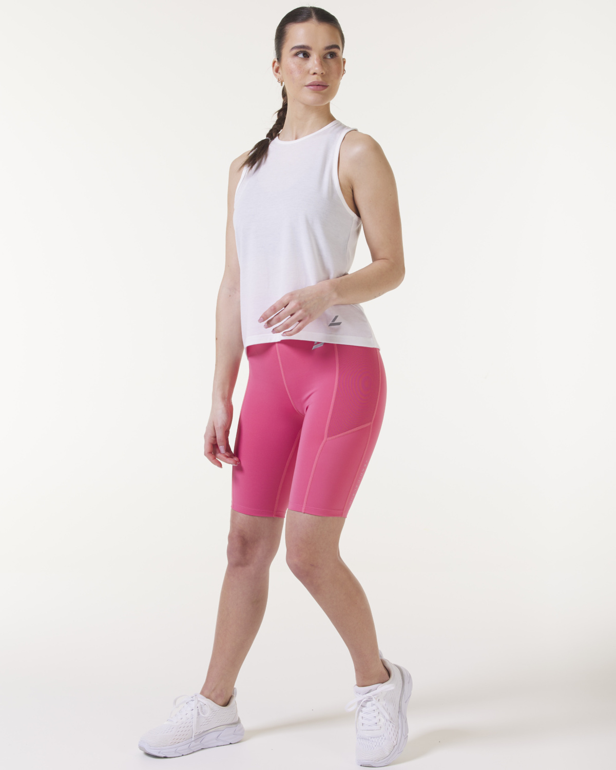 LEVITY Radical Run Pocket Shorts Pink