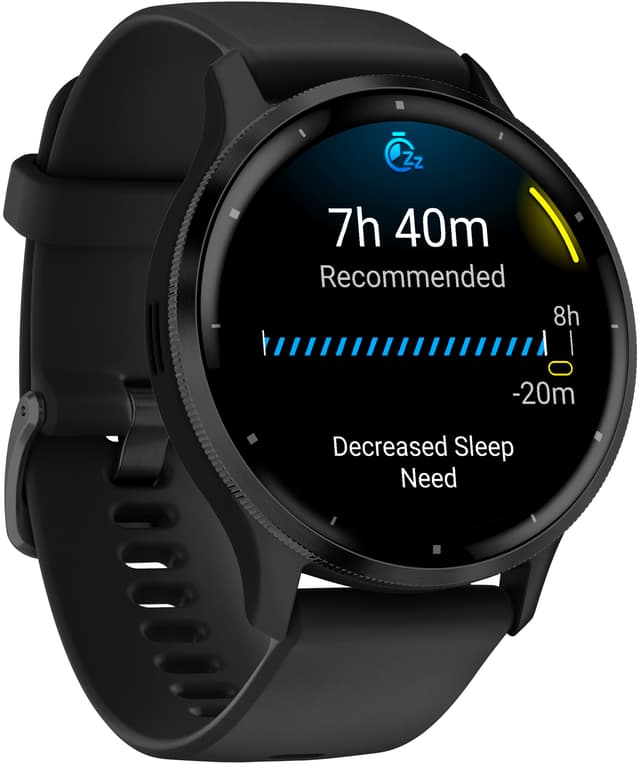 Garmin Venu 3 smartwatch (sort)