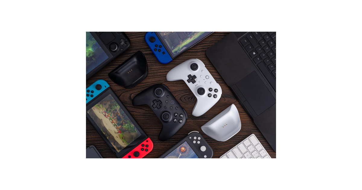 8BitDoUltimate 2 Bluetooth Controller  (Zwart, Pc, Switch 2, Bluetooth / USB-C / 2.4 GHz)