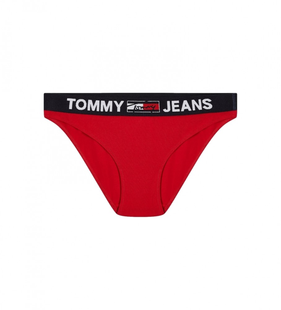 Cuecas Tommy Hilfiger vermelhas com contraste na cintura