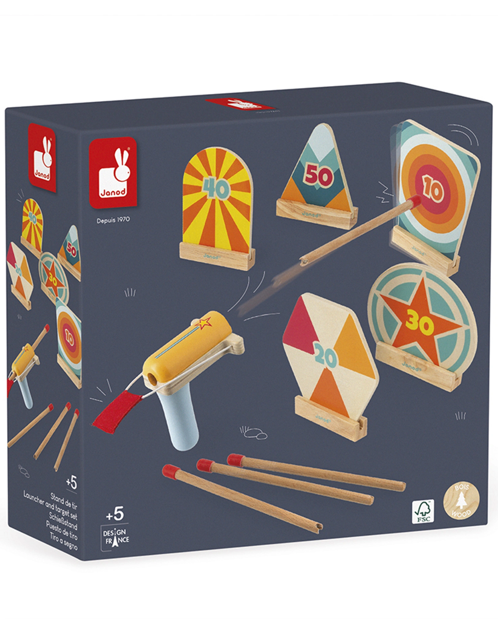Ziel-Spiel PFEILSCHUSS 10-teilig