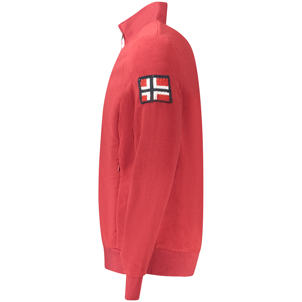 Red Men's Fleece Jacket