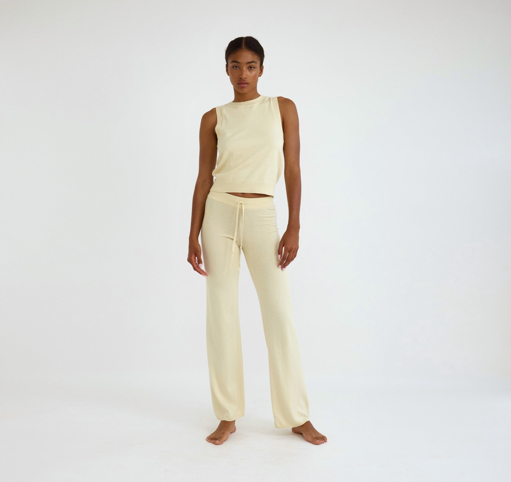 COTTON<br>Soft Knit Sweater Vest