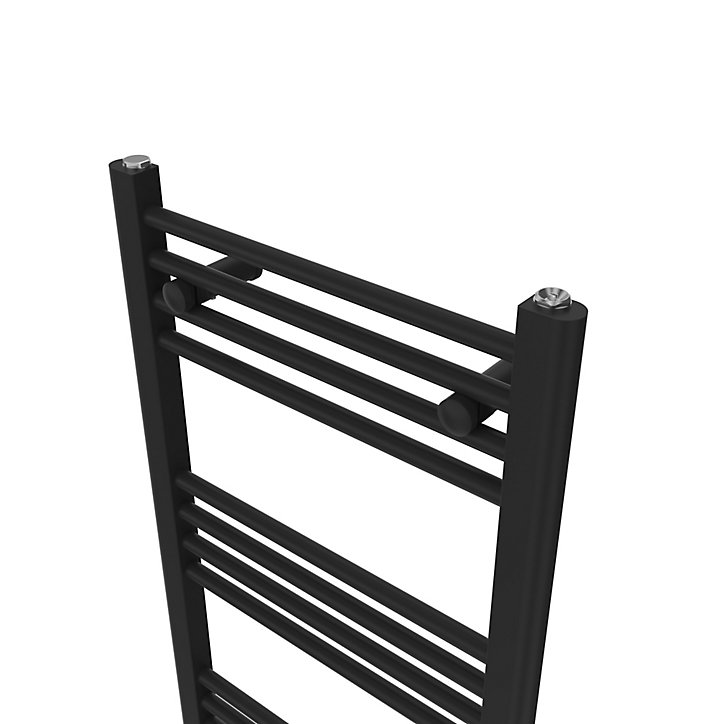Sèche-serviettes eau chaude plat Flomasta noir 411W