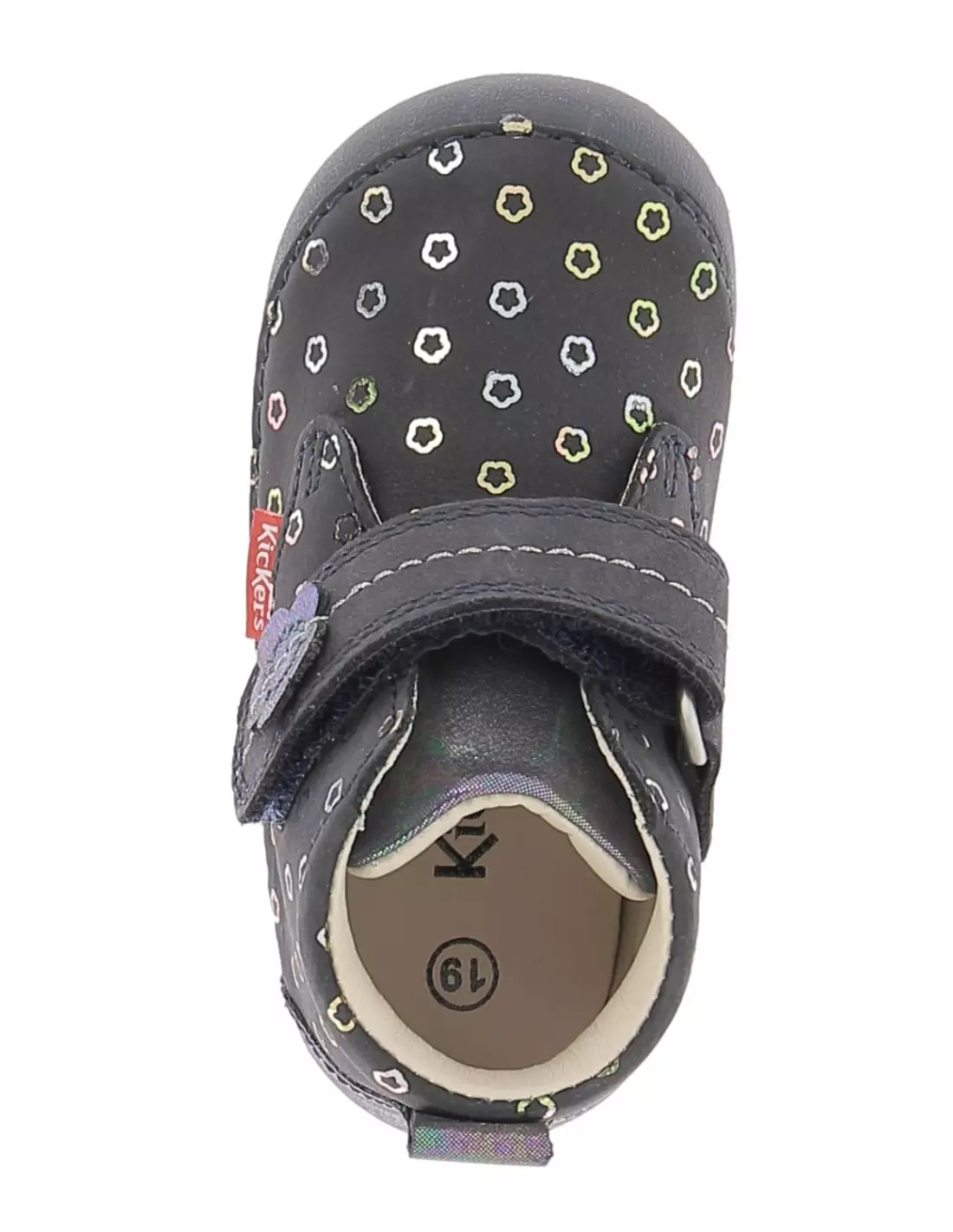 KICKERS SABIO FLOWER - Boots & bottines Marine