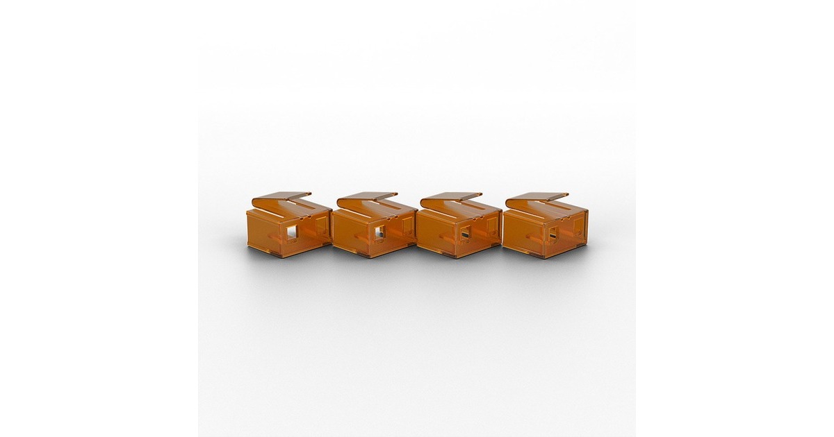 LindyRJ45 Port Blocker diefstalbeveiliging  (Oranje, 20 stuks)