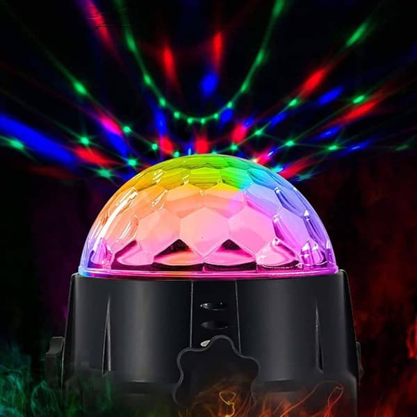 Disco lampe | Disco ball RGB med fjernkontroll og stemmekontroll