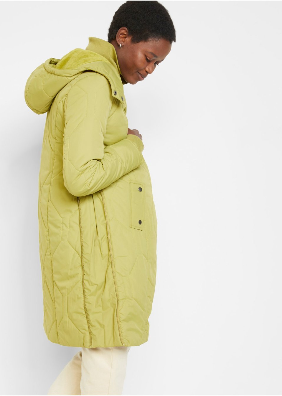 Manteau matelassé de grossesse et de portage