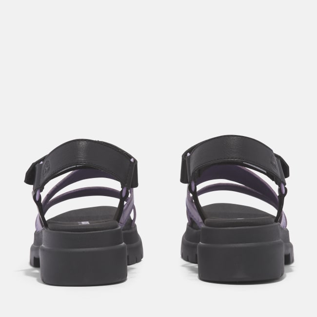 Sandalo a 3 Fasce London Vibe da Donna in viola