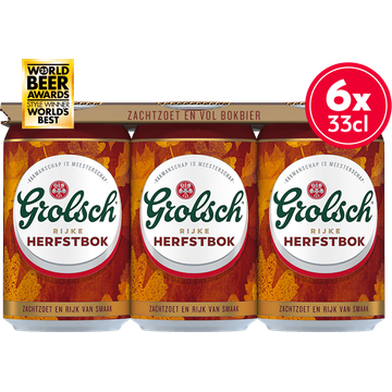 Grolsch Herfstbok 6x330ML