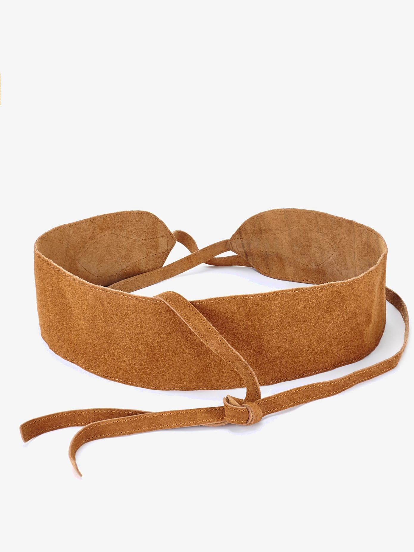 Ceinture tendance en cuir velours doux de qualité