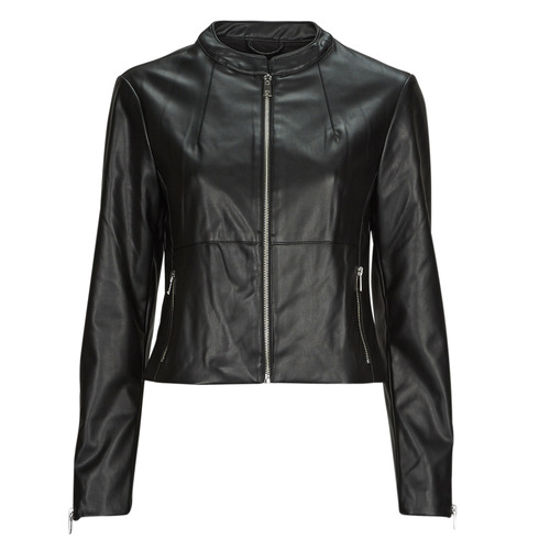 Only - ONLVICS FAUX LEATHER JACKET OTW - Noir