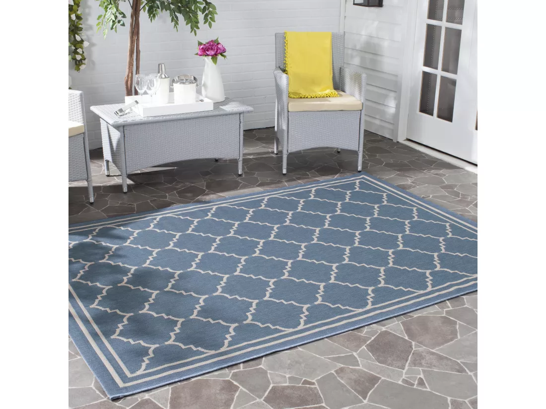 Tapis Blue & Beige 160 X 231 cm - Oriah